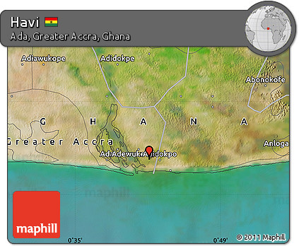 Satellite Map of Havi