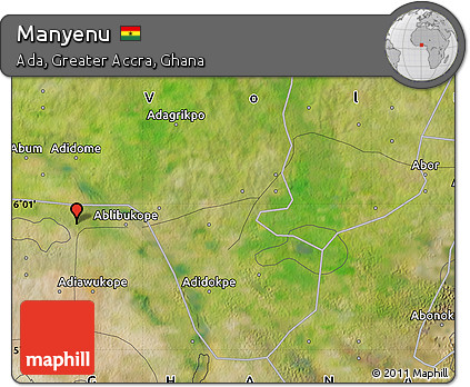 Satellite Map of Manyenu