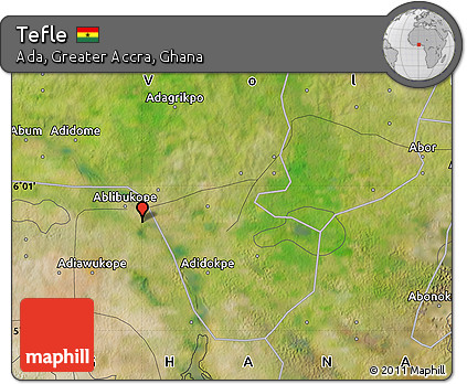 Satellite Map of Tefle