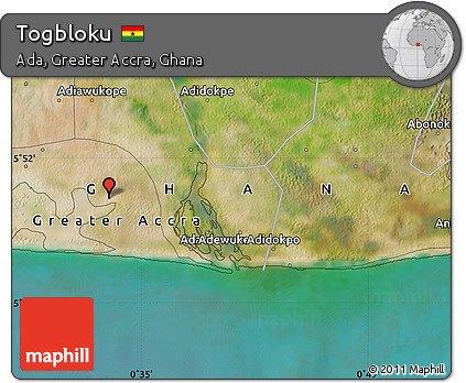 Satellite Map of Togbloku