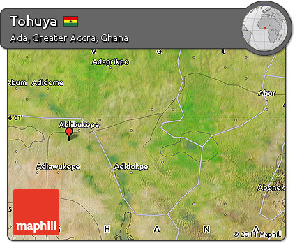 Satellite Map of Tohuya