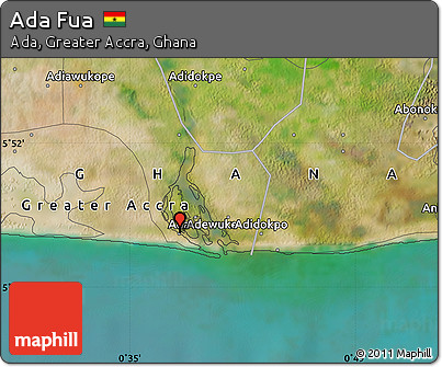 Satellite Map of Ada Fua