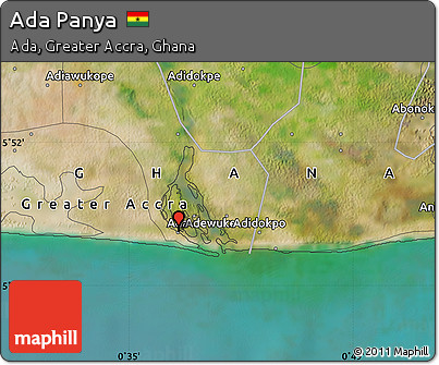 Satellite Map of Ada Panya