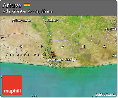 Satellite Map of Afruve