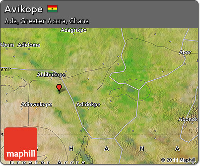 Satellite Map of Avikope