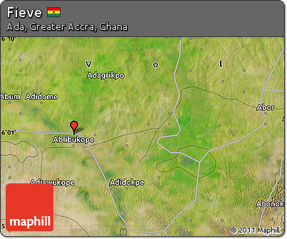 Satellite Map of Fieve