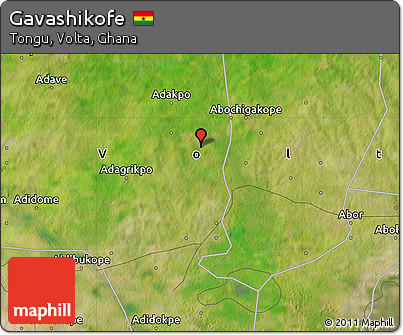 Satellite Map of Gavashikofe
