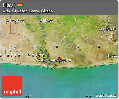 Satellite Map of Havi