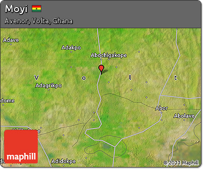 Satellite Map of Moyi