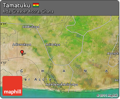 Satellite Map of Tamatuku