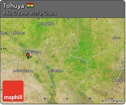 Satellite Map of Tohuya