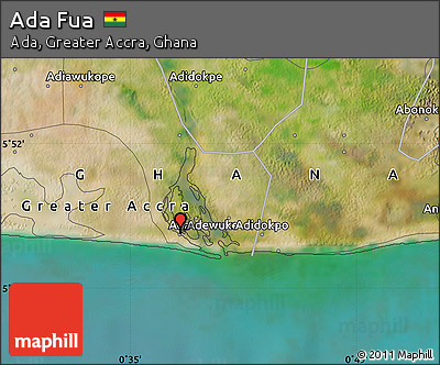 Satellite Map of Ada Fua