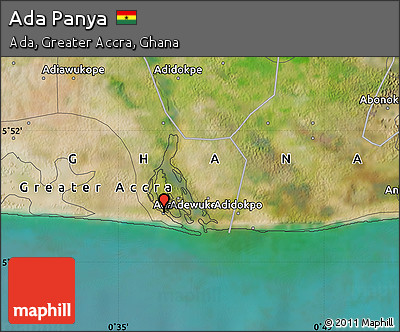 Satellite Map of Ada Panya