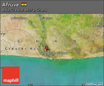 Satellite Map of Afruve