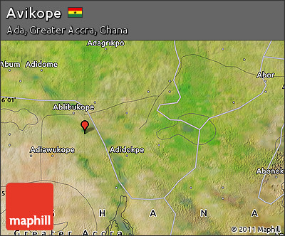Satellite Map of Avikope