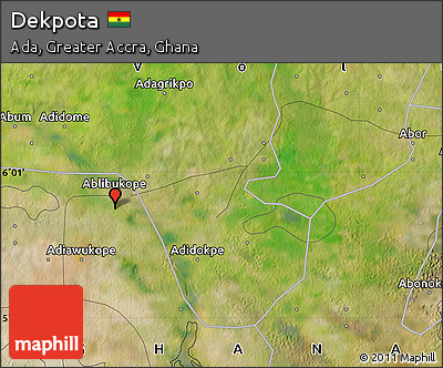Satellite Map of Dekpota