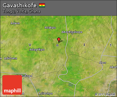 Satellite Map of Gavashikofe