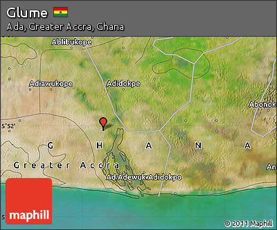 Satellite Map of Glume