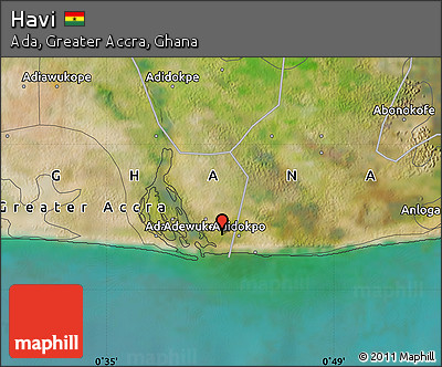 Satellite Map of Havi