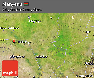 Satellite Map of Manyenu