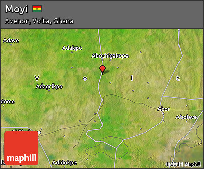 Satellite Map of Moyi
