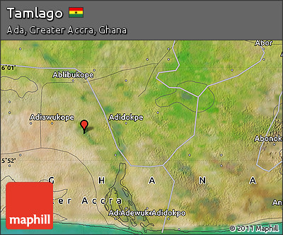 Satellite Map of Tamlago
