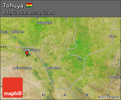 Satellite Map of Tohuya