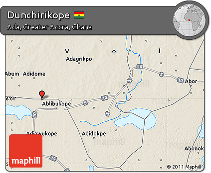 Shaded Relief Map of Dunchirikope