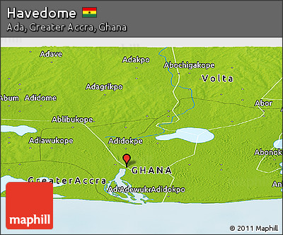 Physical Panoramic Map of Havedome