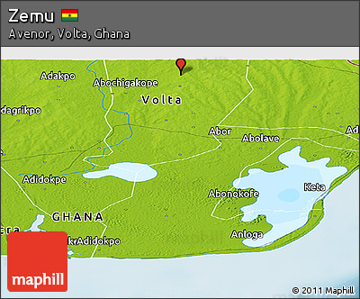 Physical Panoramic Map of Zemu