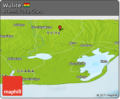 Physical Panoramic Map of Wulite