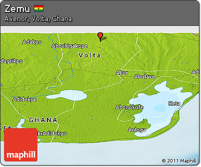 Physical Panoramic Map of Zemu