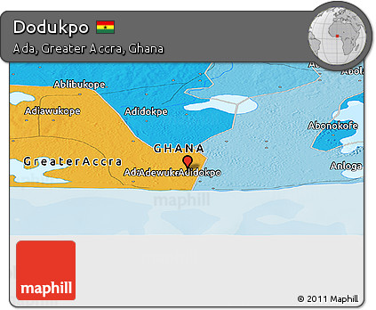 Political Panoramic Map of Dodukpo