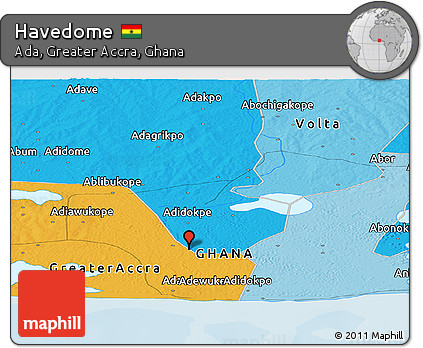 Political Panoramic Map of Havedome