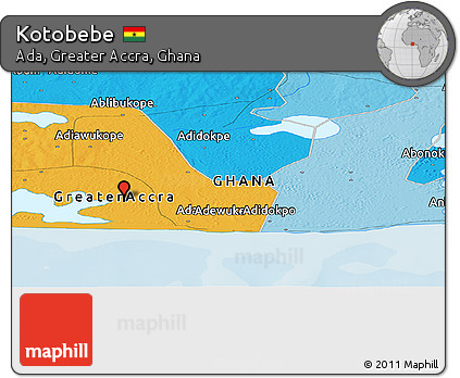 Political Panoramic Map of Kotobebe