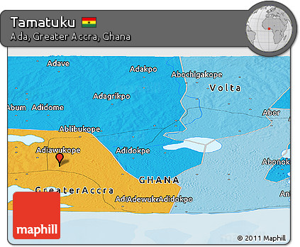 Political Panoramic Map of Tamatuku