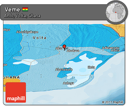 Political Panoramic Map of Veme