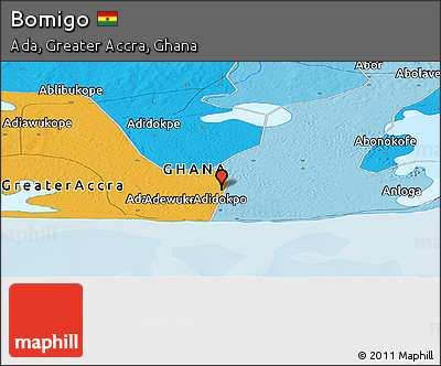 Political Panoramic Map of Bomigo