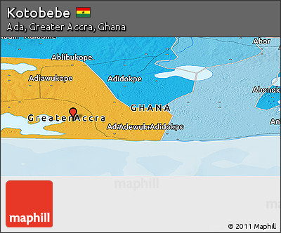 Political Panoramic Map of Kotobebe