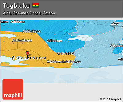 Political Panoramic Map of Togbloku