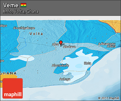 Political Panoramic Map of Veme