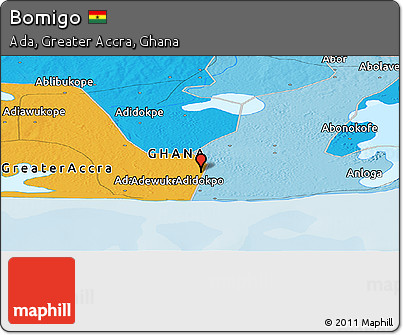 Political Panoramic Map of Bomigo