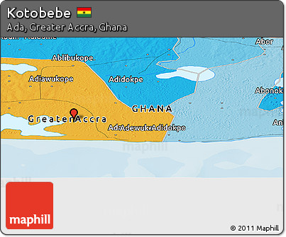 Political Panoramic Map of Kotobebe