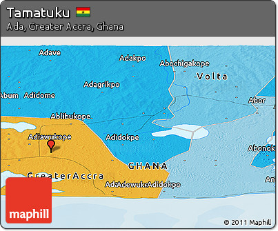Political Panoramic Map of Tamatuku