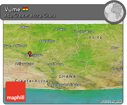 Satellite Panoramic Map of Vume