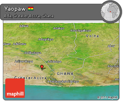 Satellite Panoramic Map of Yaopaw