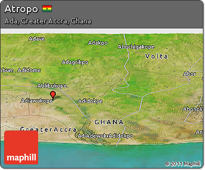 Satellite Panoramic Map of Atropo