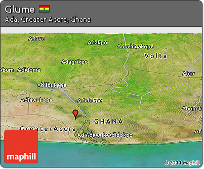 Satellite Panoramic Map of Glume