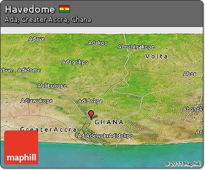 Satellite Panoramic Map of Havedome