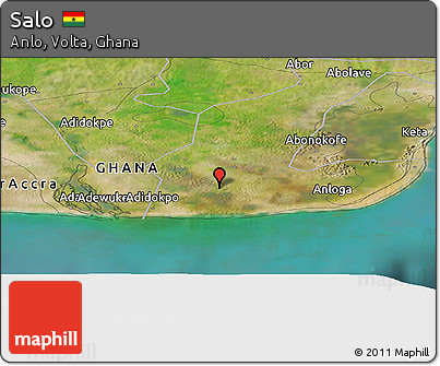 Satellite Panoramic Map of Salo